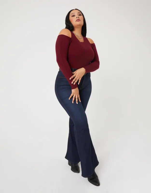 Plus Size 70s Girl Flared Jeans sold by 2020 Ave