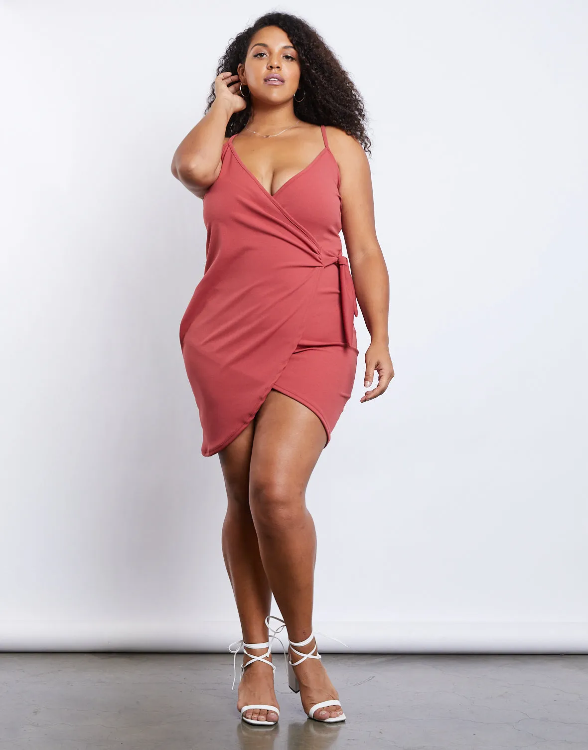 Plus Size Wrap Around Dress sold by 2020 Ave product image thumbnail 5
