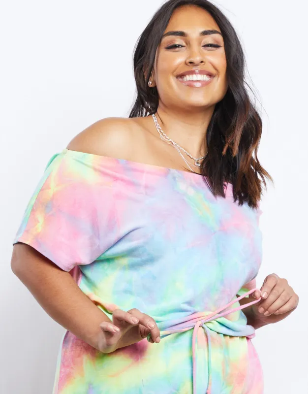 Plus Size Splash of Color Romper sold by 2020 Ave