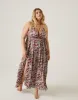 Plus Size Floral Double Slit Maxi Dress sold by 2020 Ave