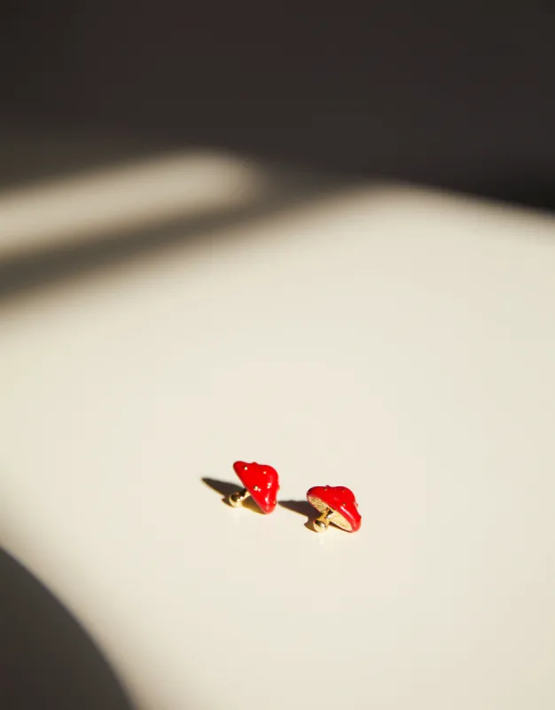 Little Mushroom Stud Earrings sold by 2020 Ave