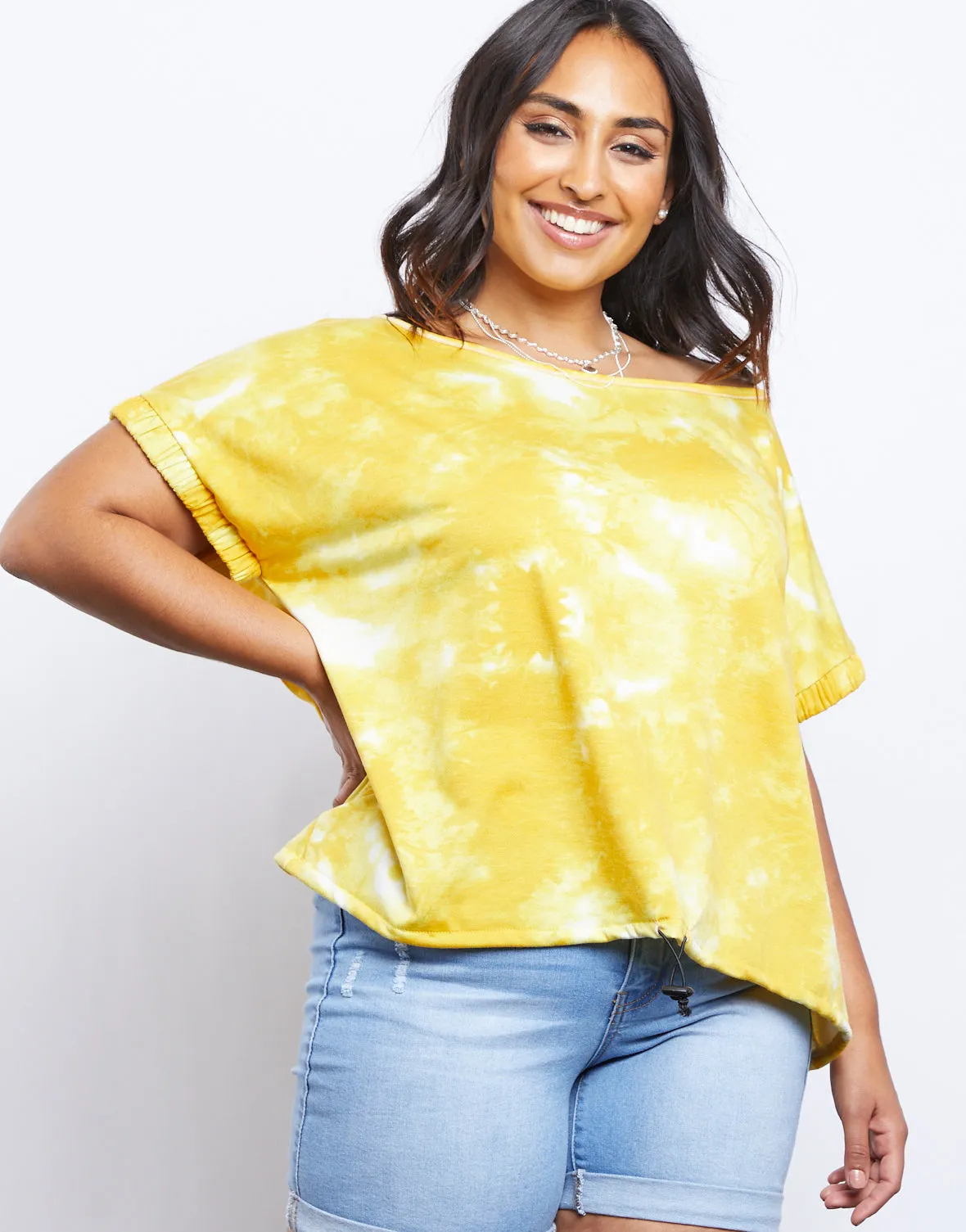Plus Size Tie Dye Oversized Tee sold by 2020 Ave