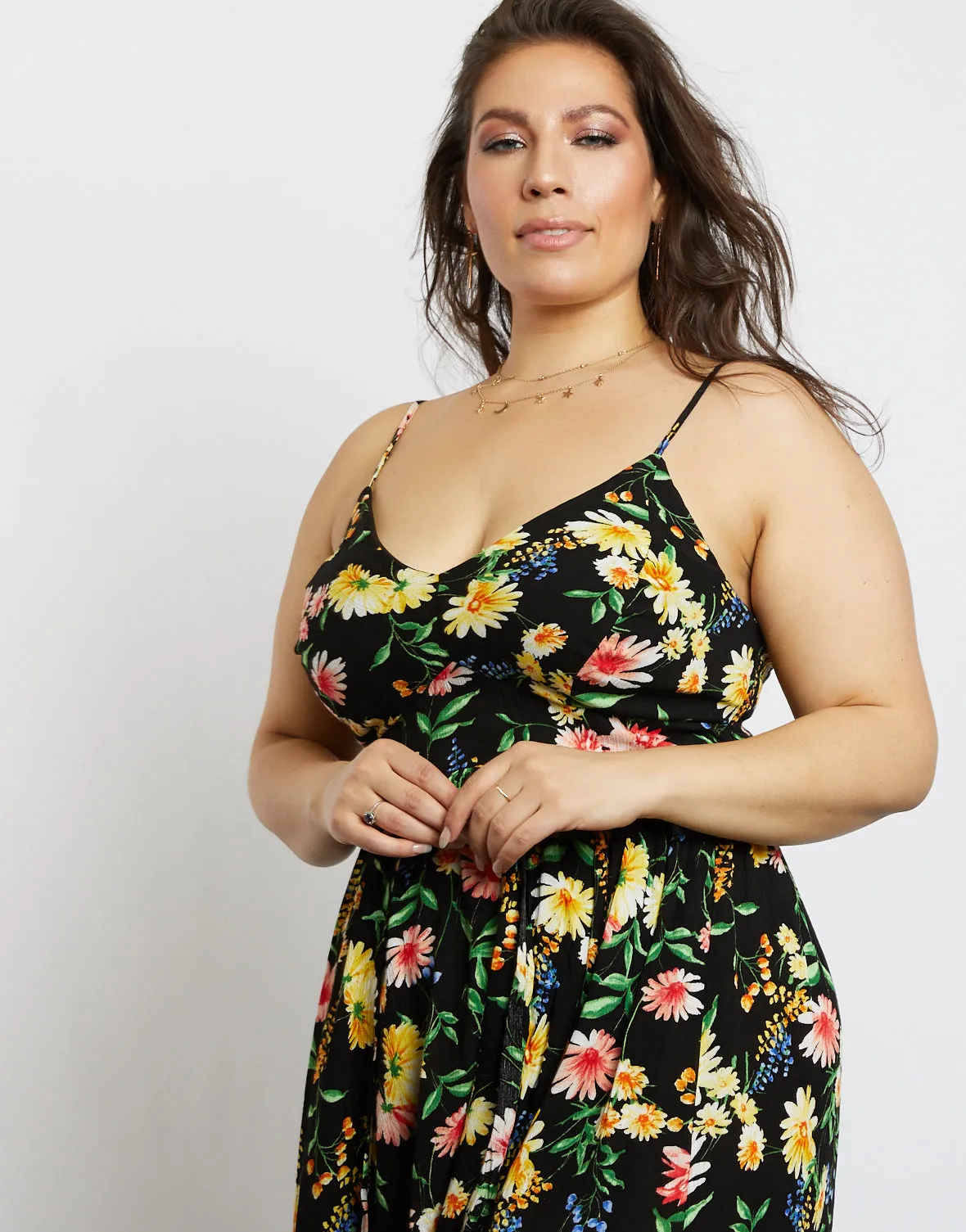 Plus Size Floral Days Maxi Dress sold by 2020 Ave product image thumbnail 5