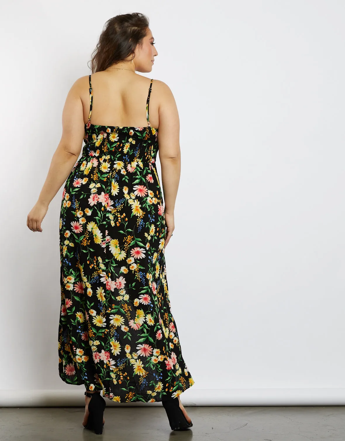 Plus Size Floral Days Maxi Dress sold by 2020 Ave product image thumbnail 3