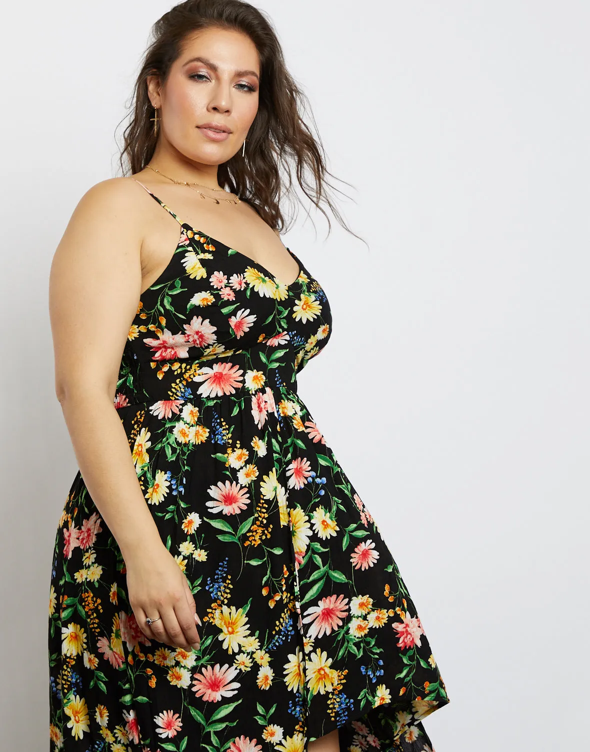 Plus Size Floral Days Maxi Dress sold by 2020 Ave product image thumbnail 4