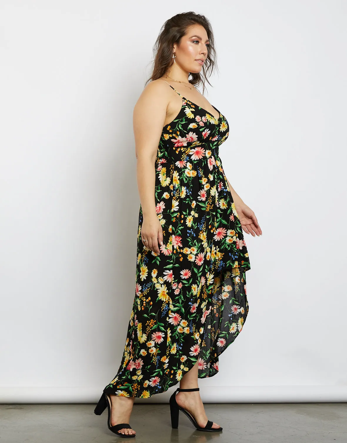 Plus Size Floral Days Maxi Dress sold by 2020 Ave product image thumbnail 2