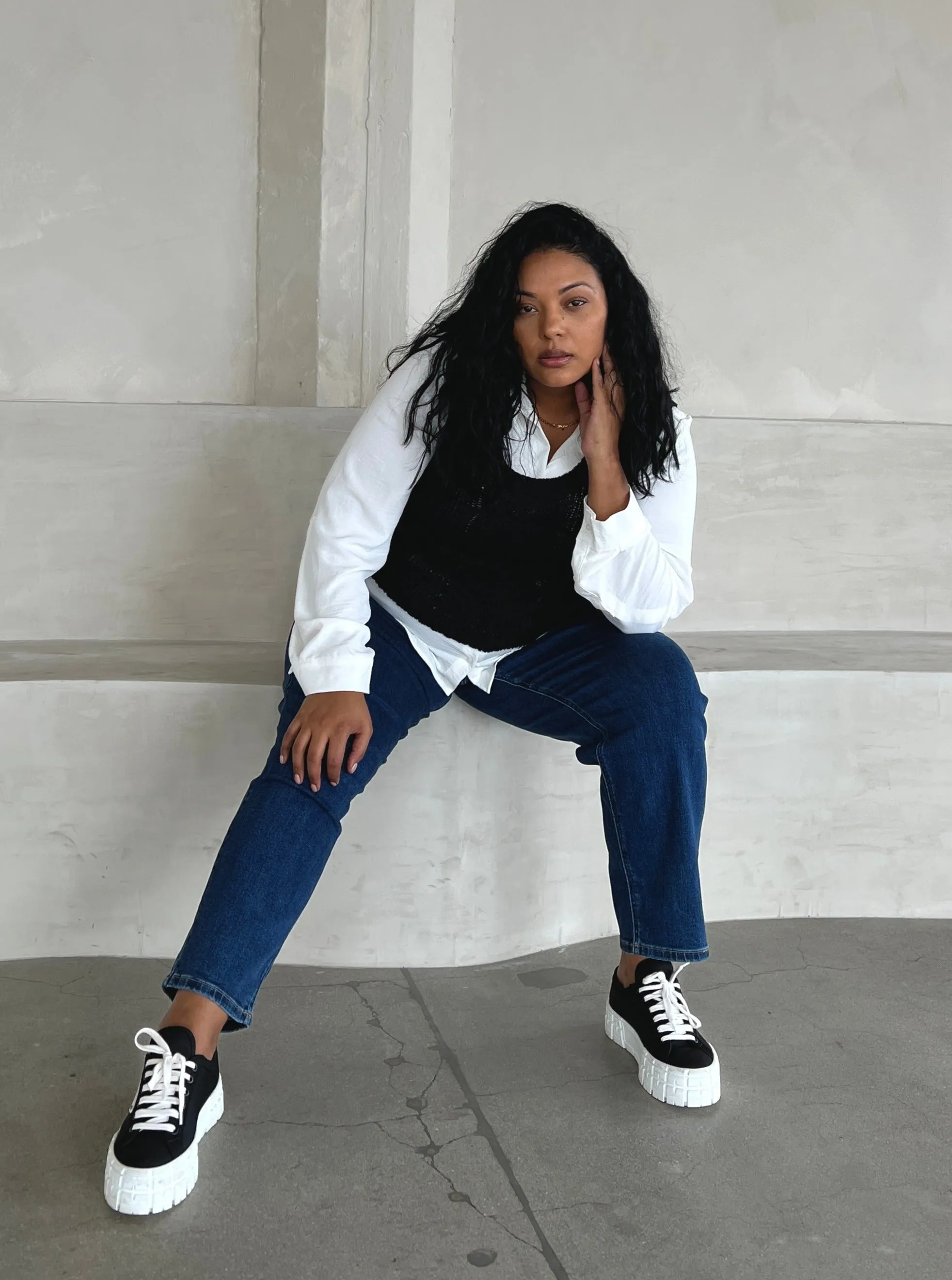 Plus Size Cable Knit Sweater Vest sold by 2020 Ave product image thumbnail 3