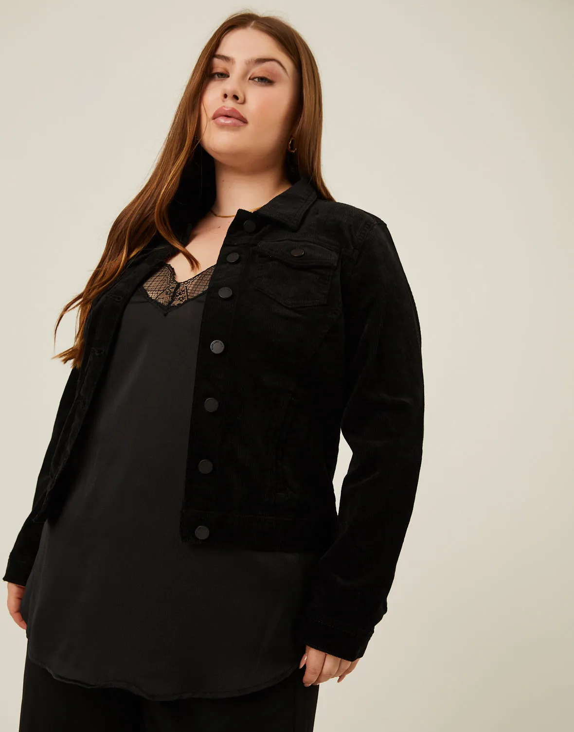 Plus Size Corduroy Jacket sold by 2020 Ave product image thumbnail 4