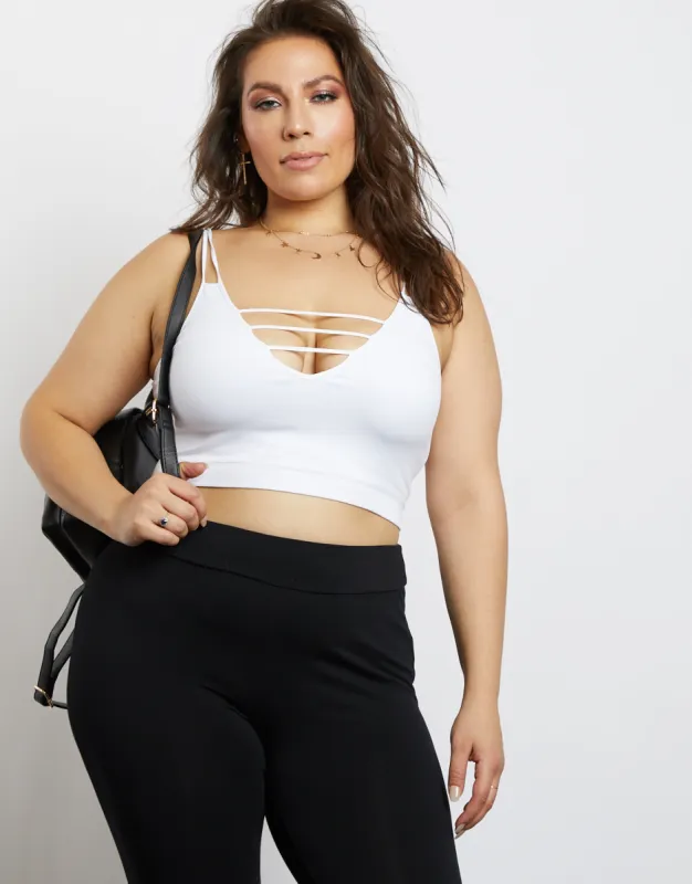 Plus Size Tara Cropped Tank sold by 2020 Ave