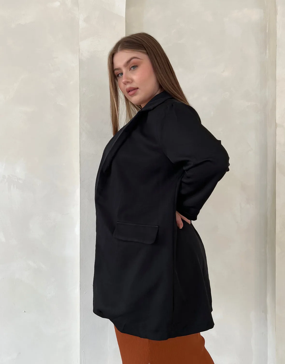 Plus Size Lightweight Open Blazer sold by 2020 Ave product image thumbnail 4