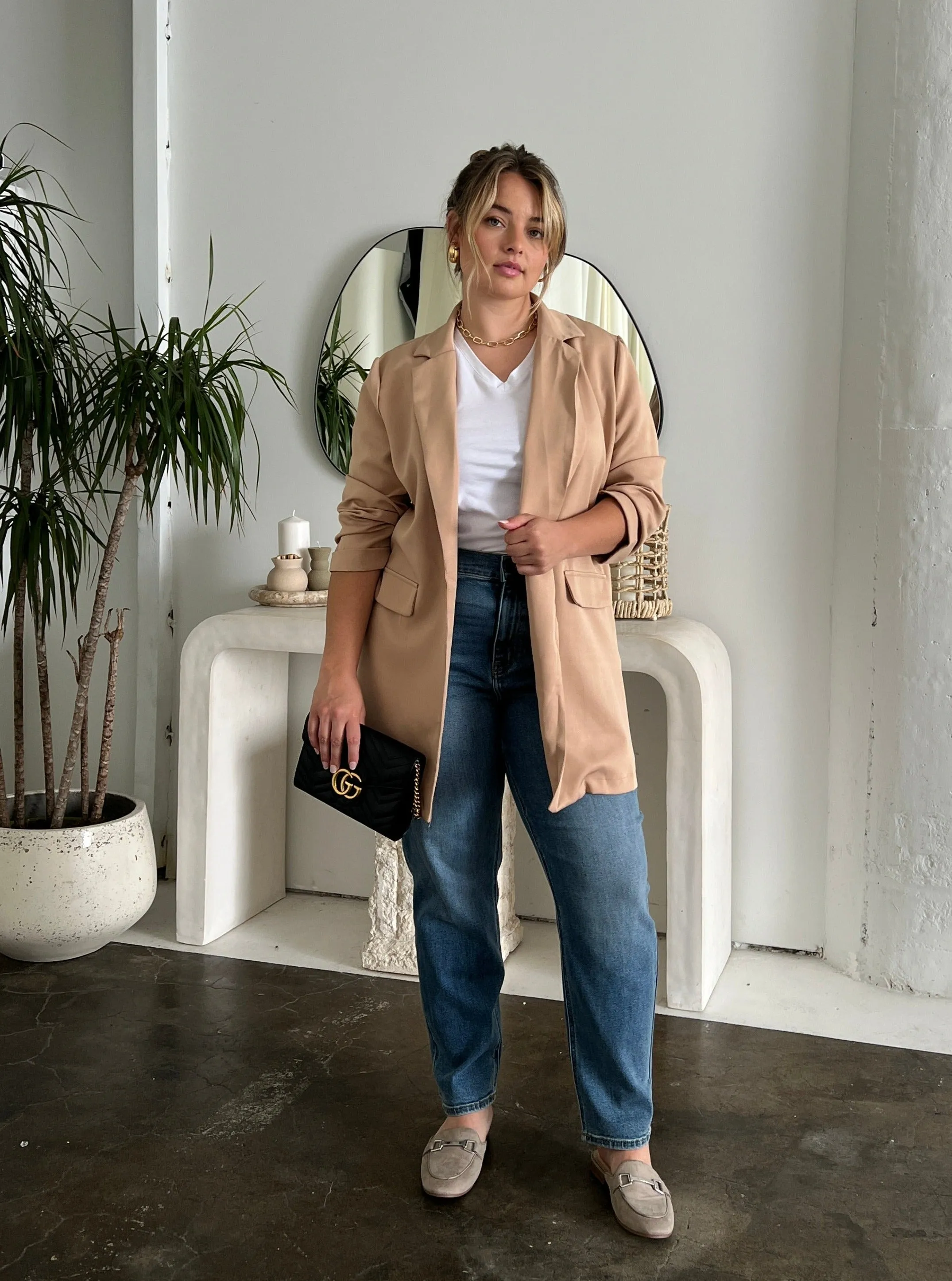 Plus Size Lightweight Open Blazer sold by 2020 Ave