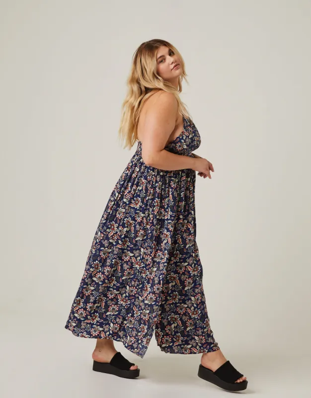 Plus Size Paisley Floral Tank Maxi Dress sold by 2020 Ave