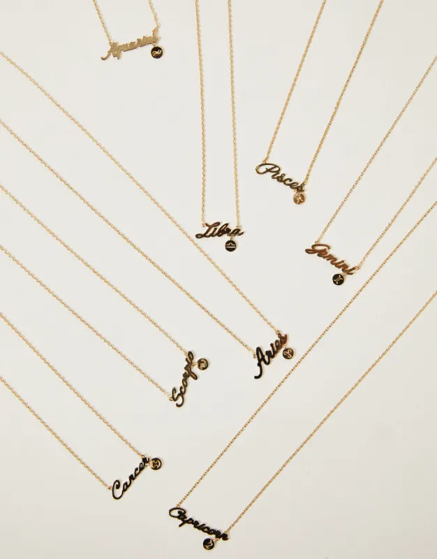 What's Your Sign Zodiac Necklace sold by 2020 Ave
