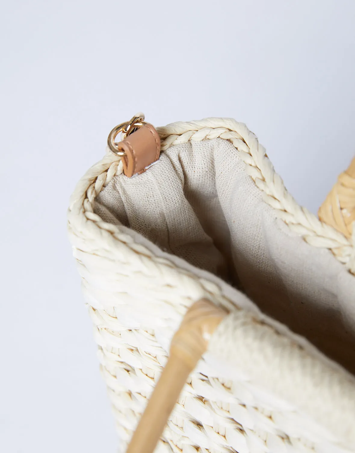 Bassett Beach Straw Tote sold by 2020 Ave product image thumbnail 3