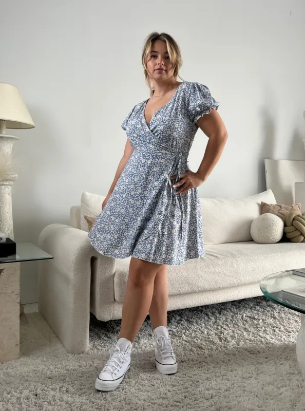 Plus Size Floral Short Sleeve Sundress sold by 2020 Ave