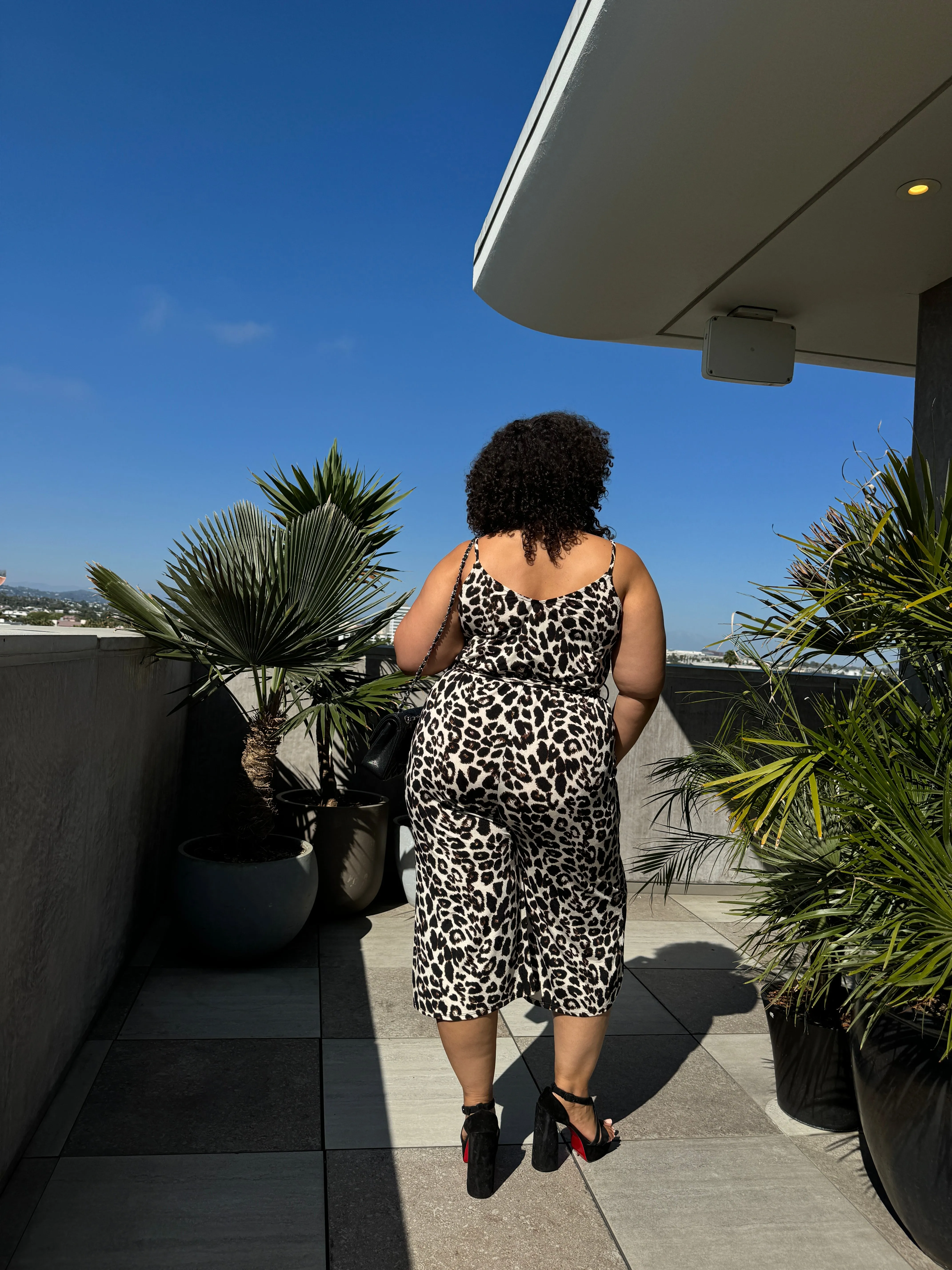 Plus Size Leopard Print Jumpsuit sold by 2020 Ave product image thumbnail 4
