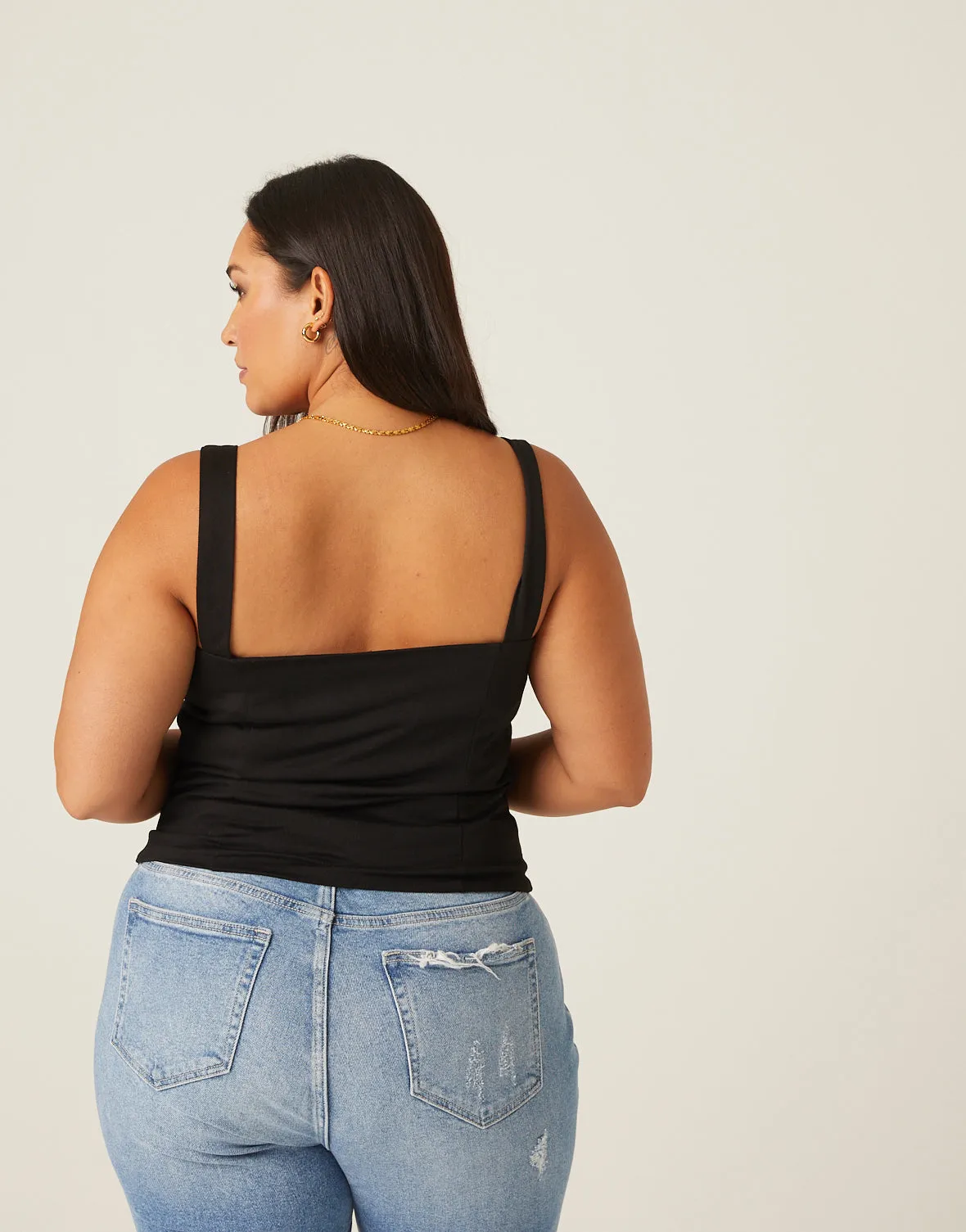 Plus Size Hook Front Tank sold by 2020 Ave product image thumbnail 4