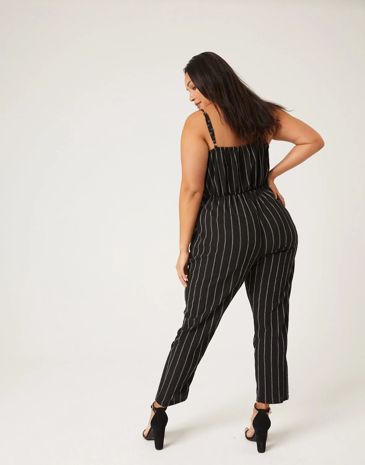 Plus Size Striped Tank Jumpsuit sold by 2020 Ave product image thumbnail 4