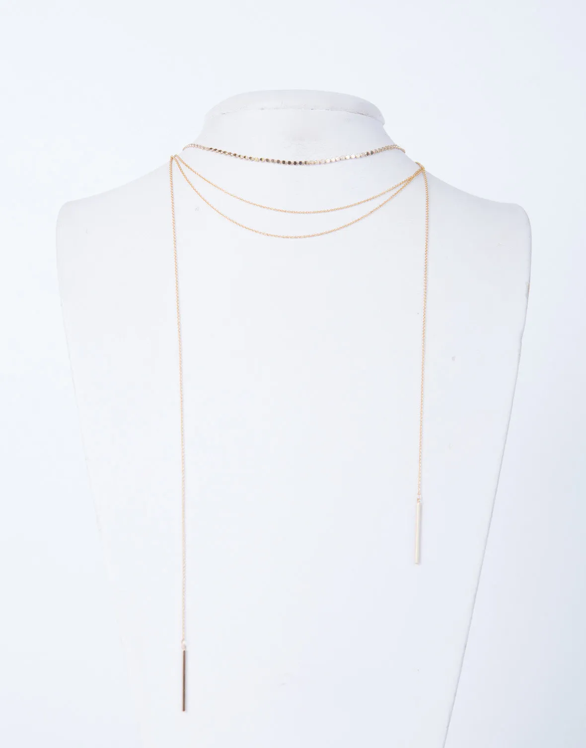 Mini Beaded Layered Necklace sold by 2020 Ave product image thumbnail 3