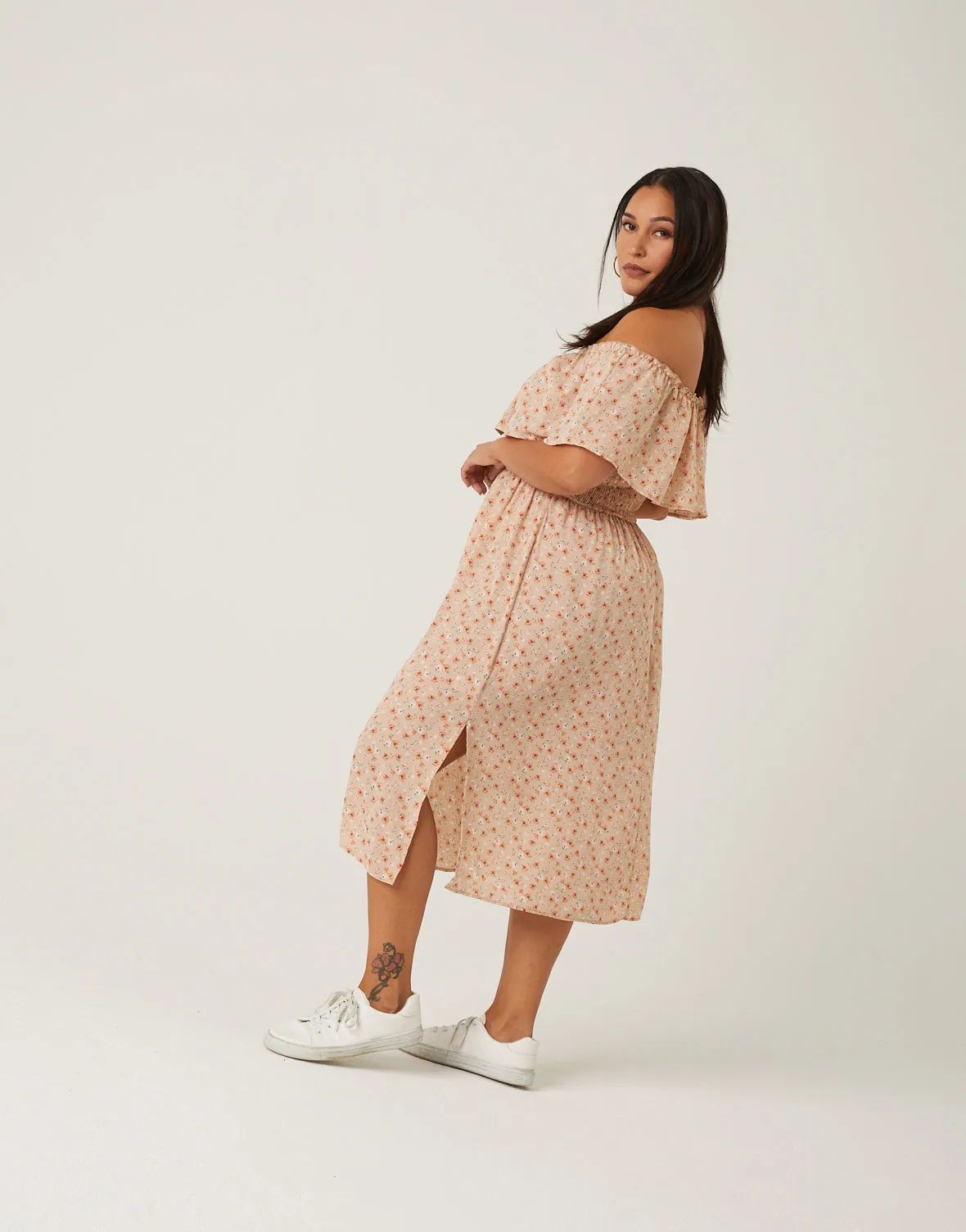 Plus Size Floral Midi Dress sold by 2020 Ave product image thumbnail 5