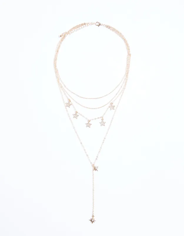 Layered Stars Necklace sold by 2020 Ave