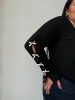 Plus Size Bow Detail Ribbed Long Sleeve Top sold by 2020 Ave