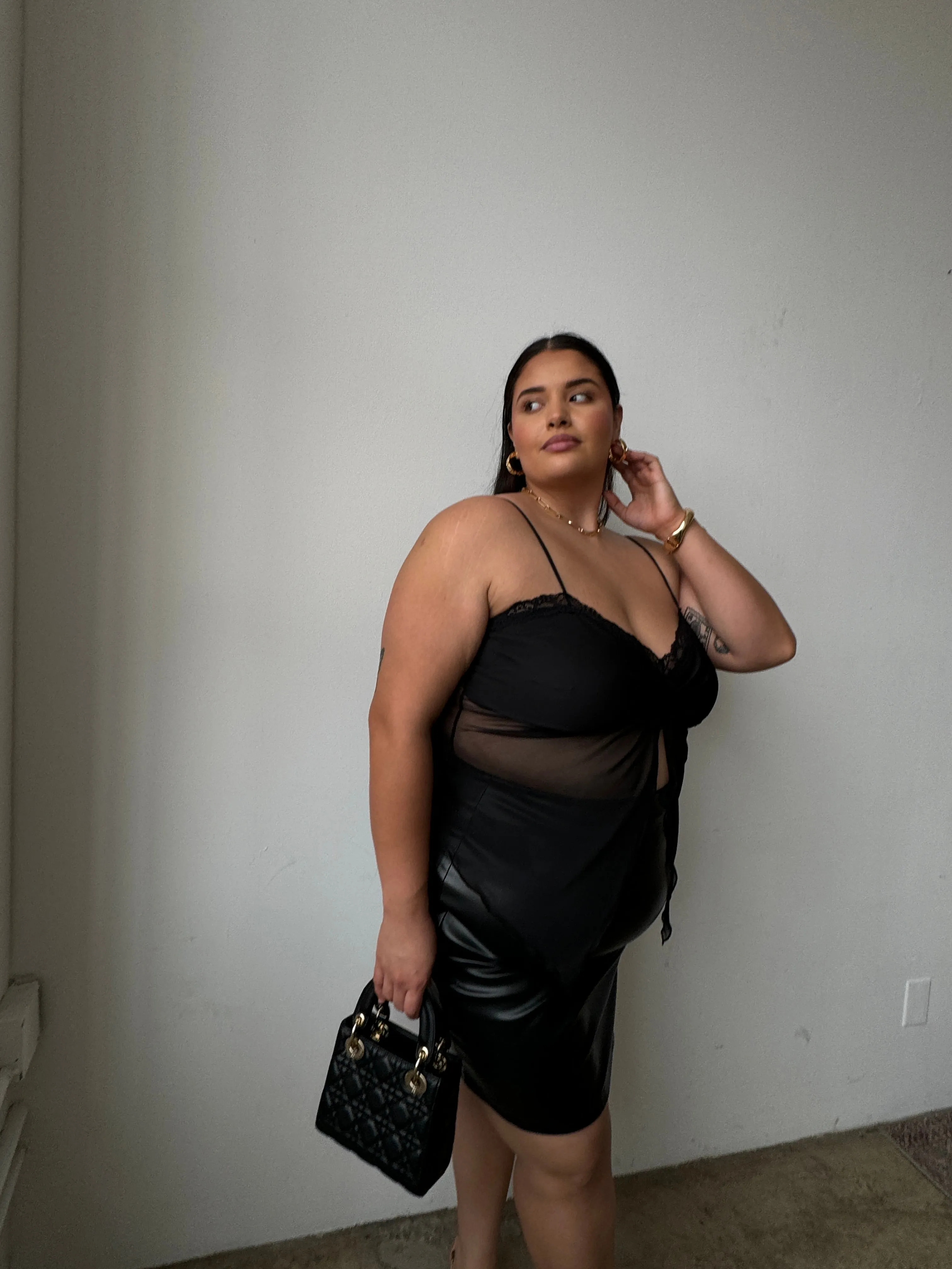 Plus Size Lace Open Front Twist Top sold by 2020 Ave product image thumbnail 3