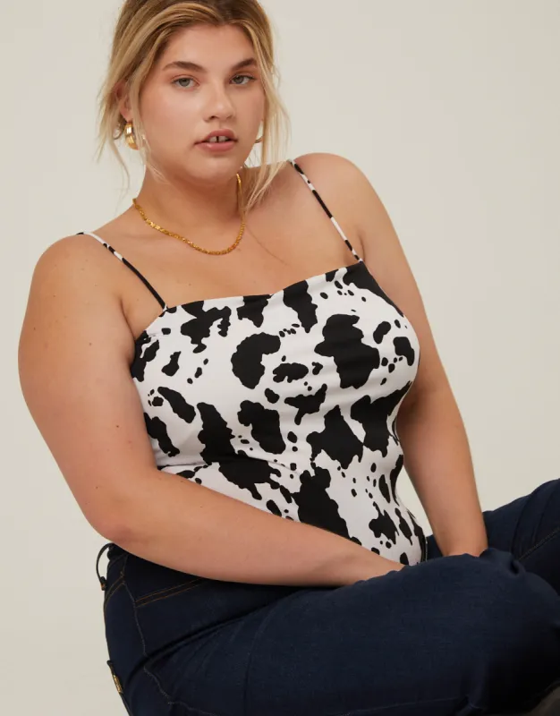 Plus Size Cow Print Tank sold by 2020 Ave