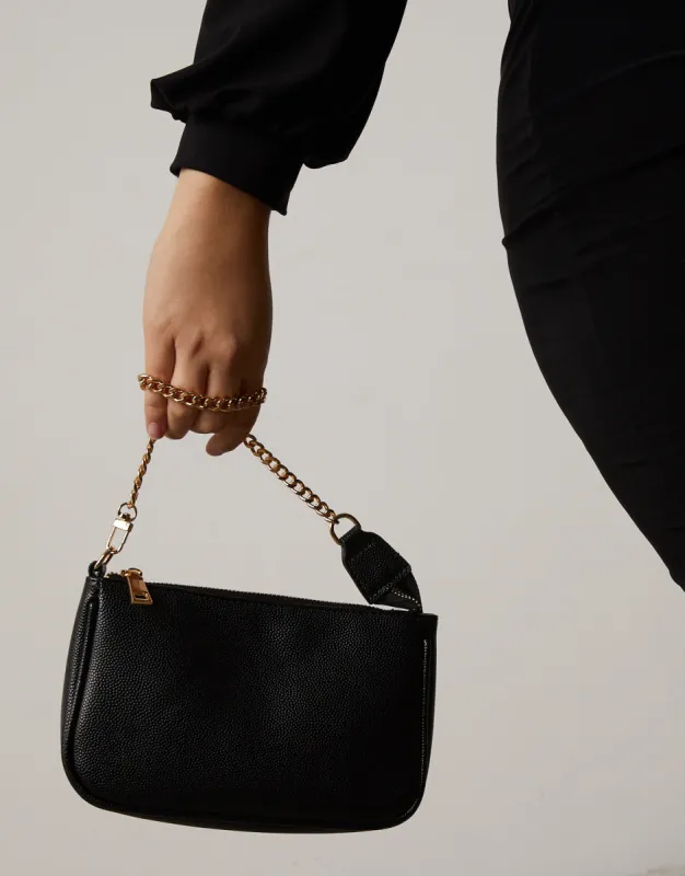 Chain Strap Mini Baguette Bag sold by 2020 Ave