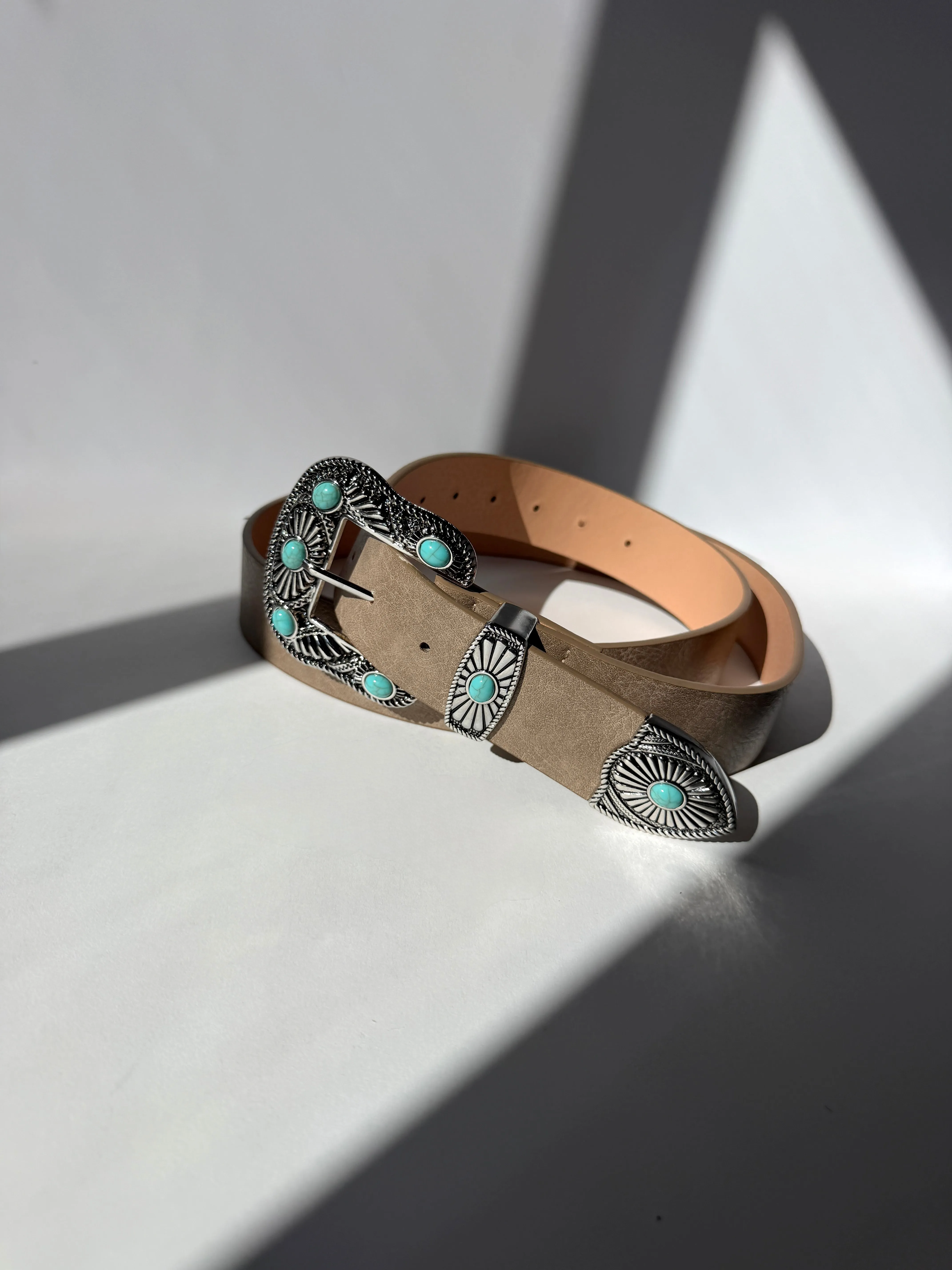 Plus Size Western Turquoise Buckle Belt sold by 2020 Ave