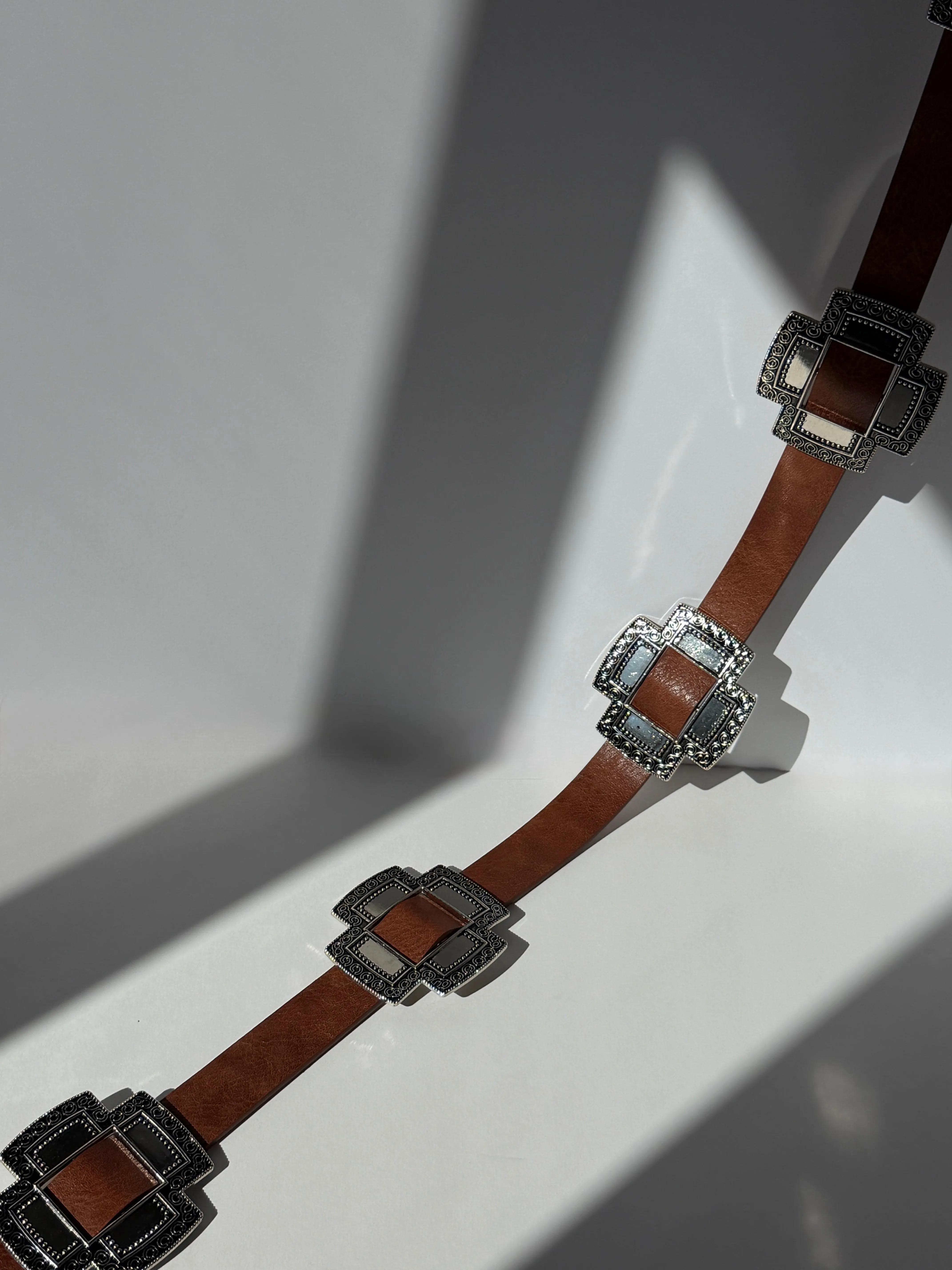 Plus Size Silver Statement Buckle Belt sold by 2020 Ave product image thumbnail 3