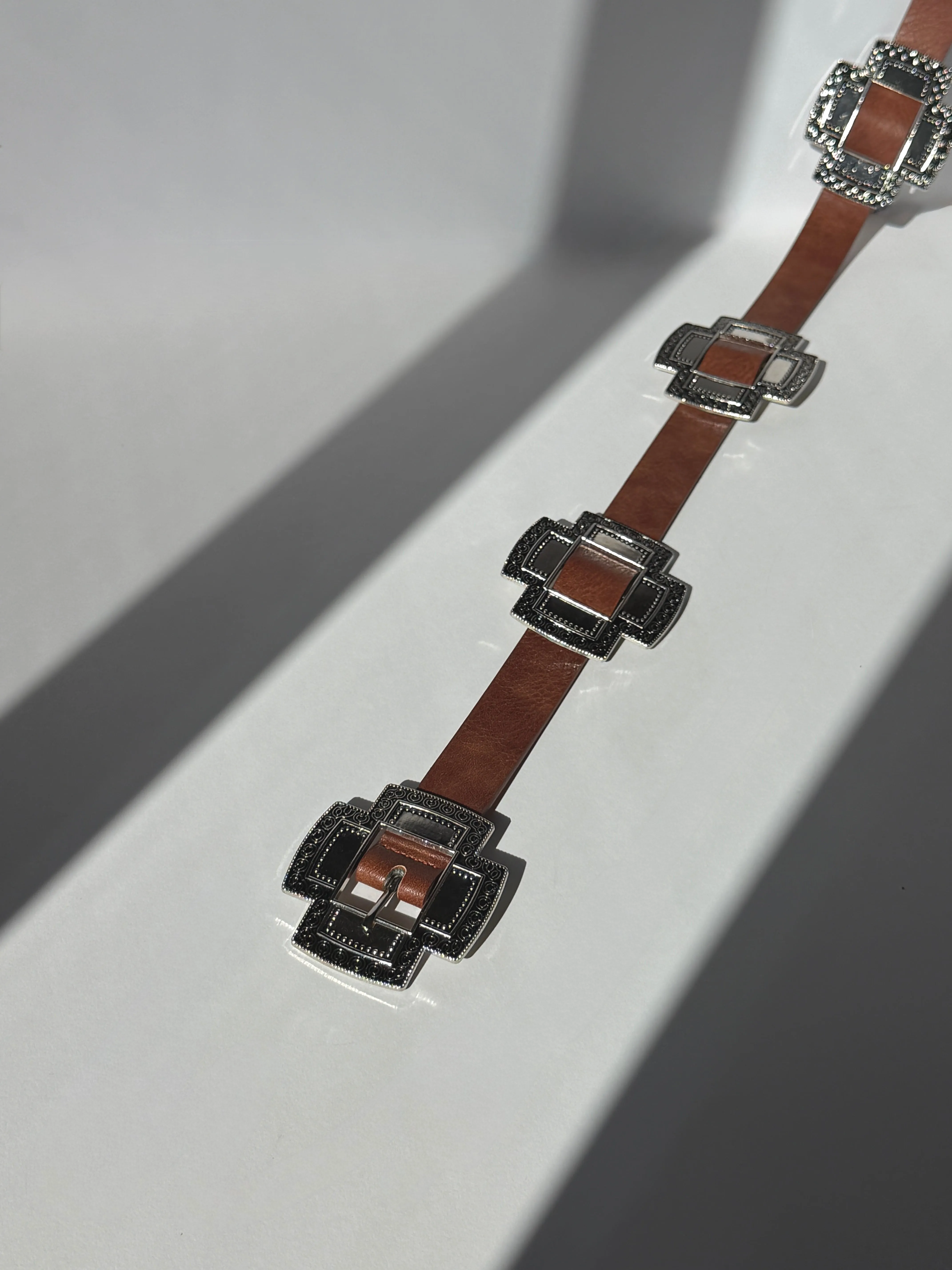 Plus Size Silver Statement Buckle Belt sold by 2020 Ave product image thumbnail 2