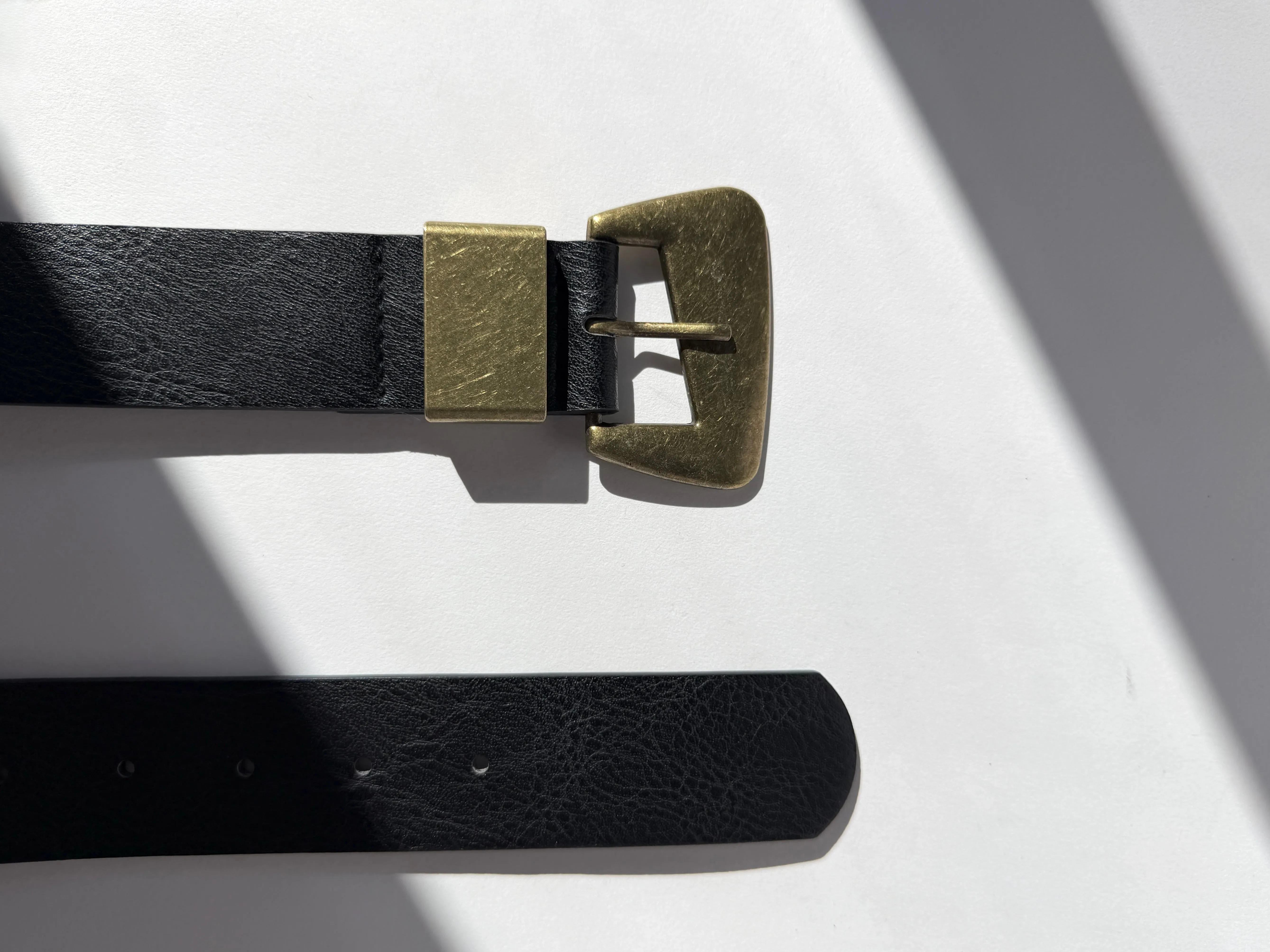 Plus Size Classic Brass Buckle Belt sold by 2020 Ave