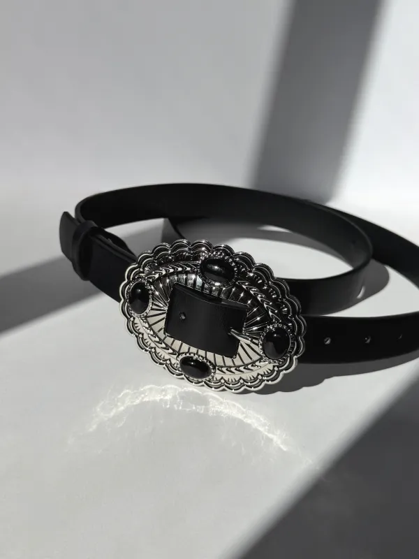 Plus Size Western Oval Buckle Belt sold by 2020 Ave