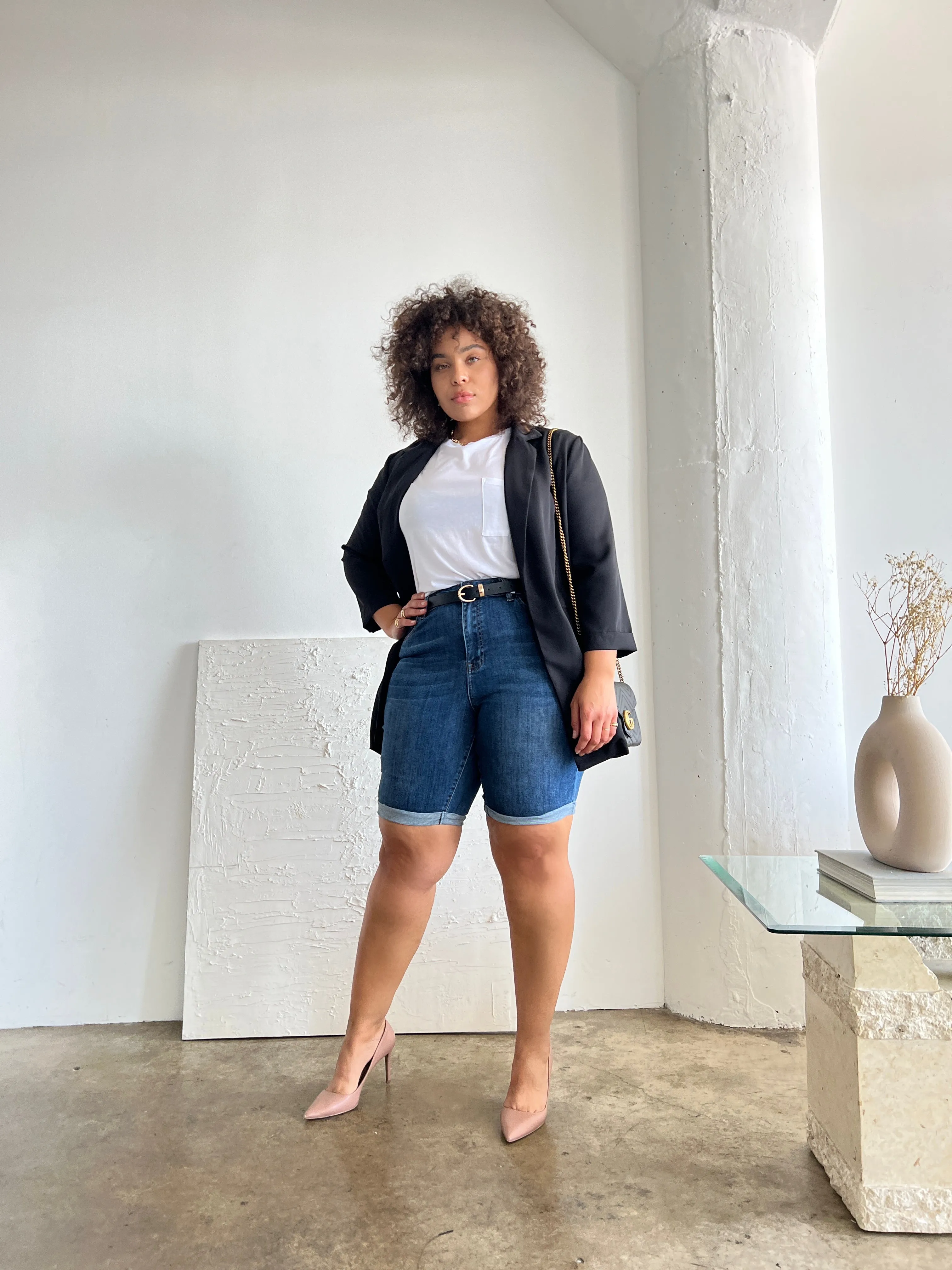 Plus Size Satin Blazer sold by 2020 Ave product image thumbnail 4