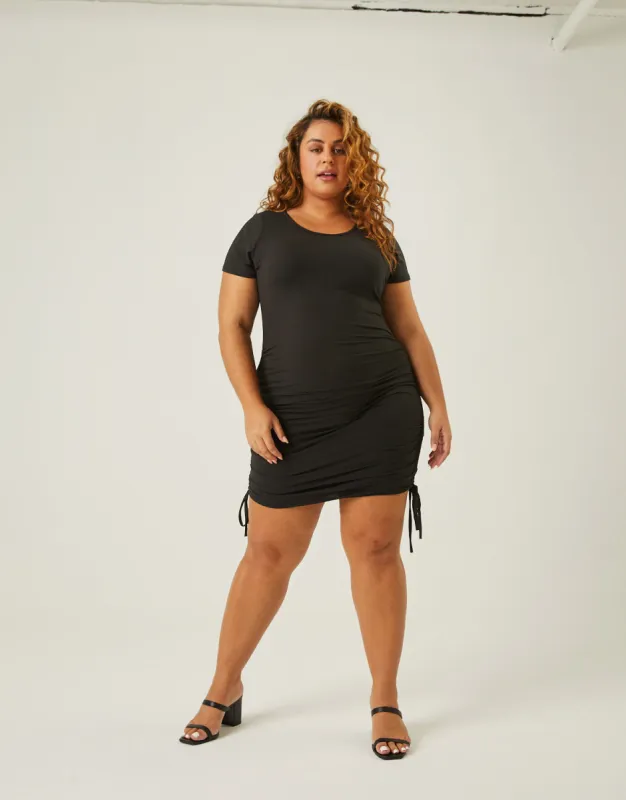 Plus Size Soft Side Ruched Dress sold by 2020 Ave