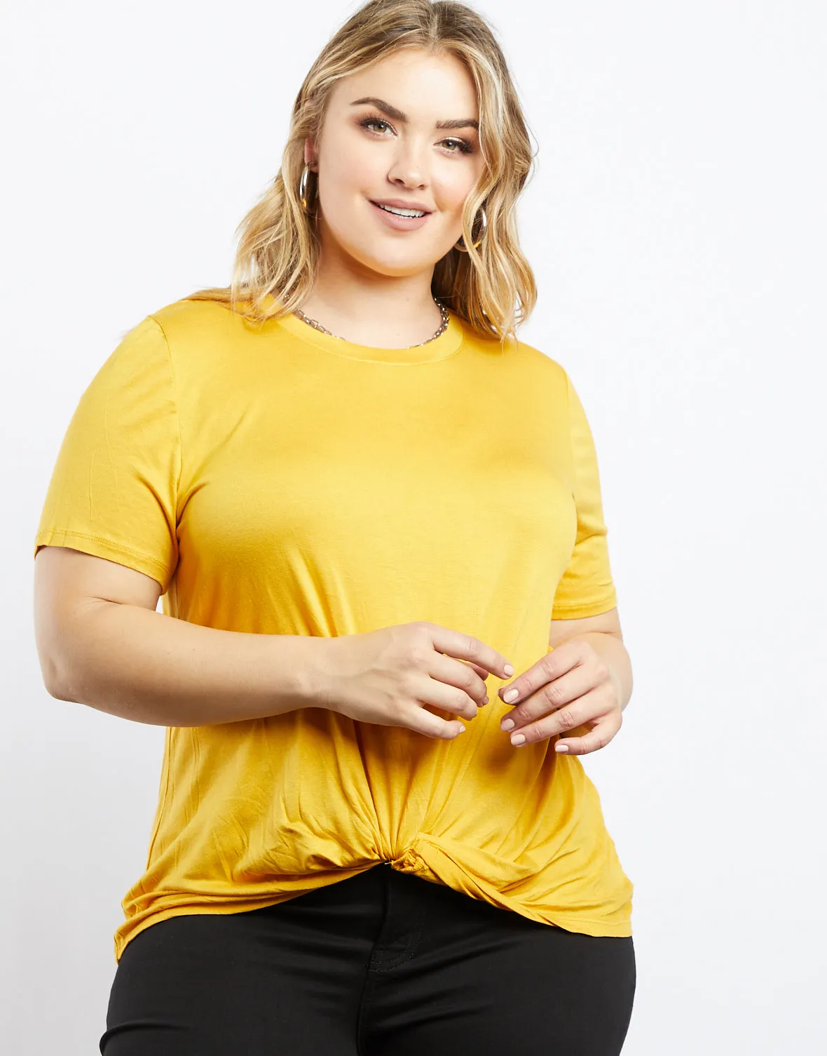 Plus Size Twisted Tee sold by 2020 Ave product image thumbnail 3