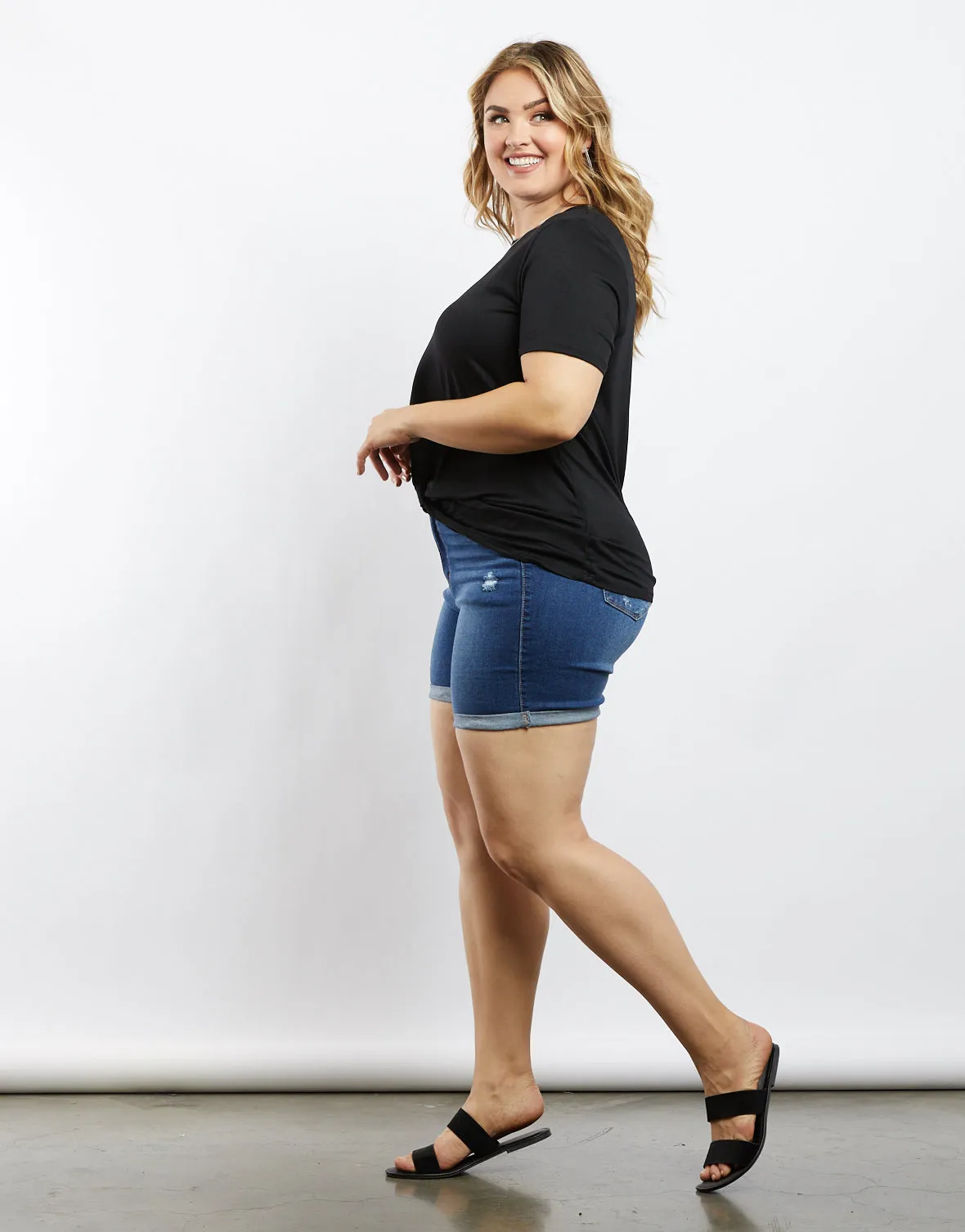 Plus Size Twisted Tee sold by 2020 Ave product image thumbnail 4