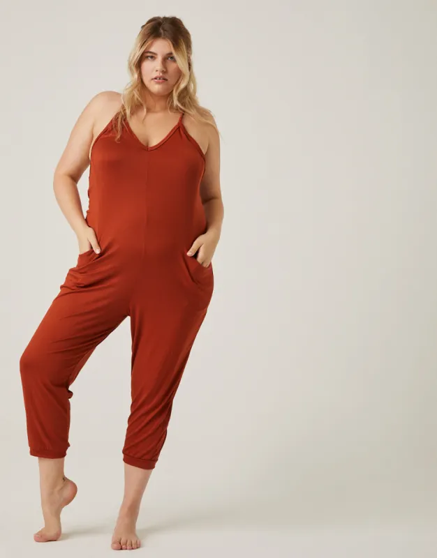 Plus Size Comfy Knit Jumpsuit sold by 2020 Ave
