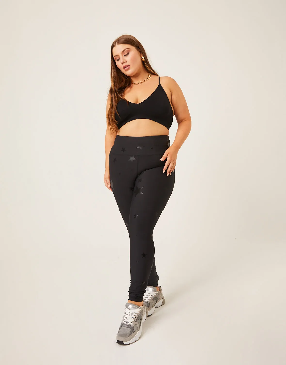 Plus Size Subtle Star Leggings sold by 2020 Ave