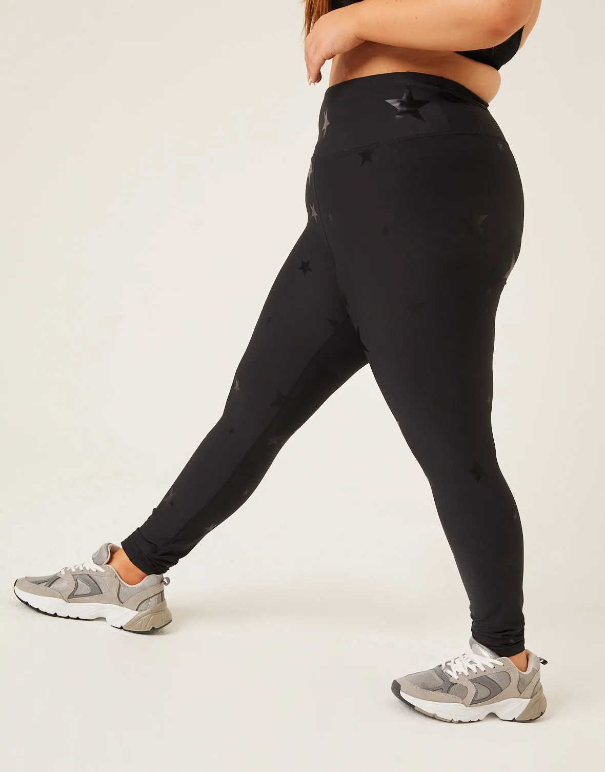 Plus Size Subtle Star Leggings sold by 2020 Ave product image thumbnail 4