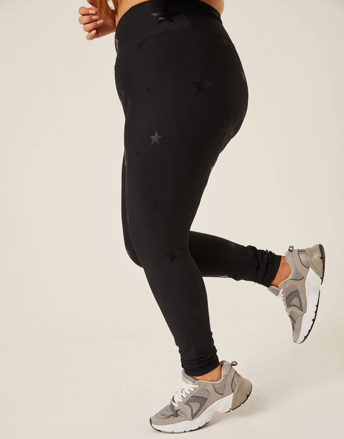 Plus Size Subtle Star Leggings sold by 2020 Ave product image thumbnail 2