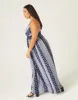 Plus Size Boho Stripe Maxi Dress sold by 2020 Ave