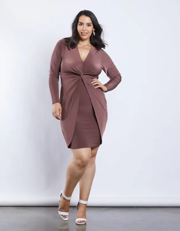 Plus Size Mia Twist Dress sold by 2020 Ave