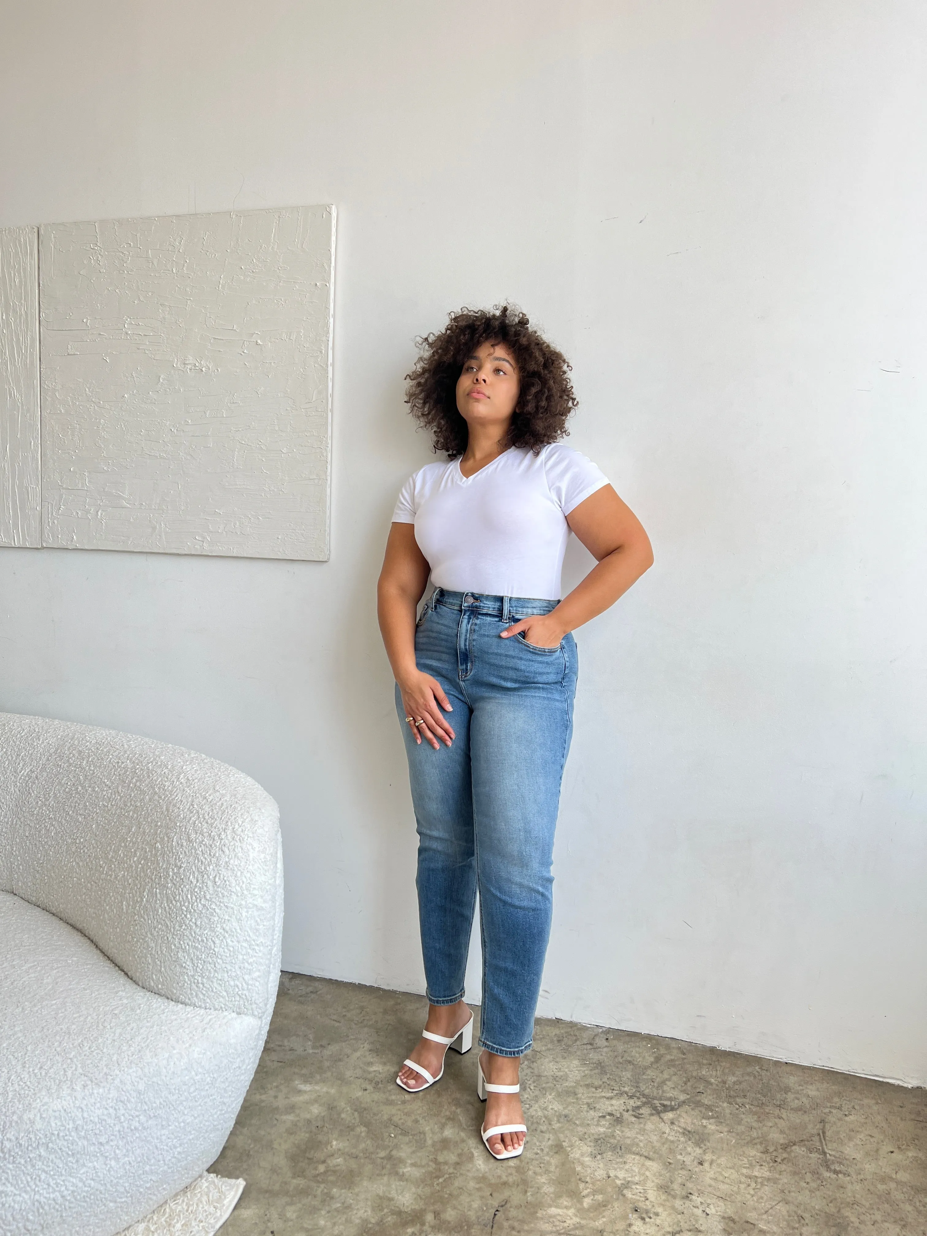 Plus Size Classic Slim Fit Jeans sold by 2020 Ave product image thumbnail 3