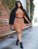 Plus Size Lace Up Ribbed Knit Dress sold by 2020 Ave