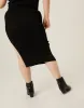 Plus Size Rib Knit Midi Skirt sold by 2020 Ave