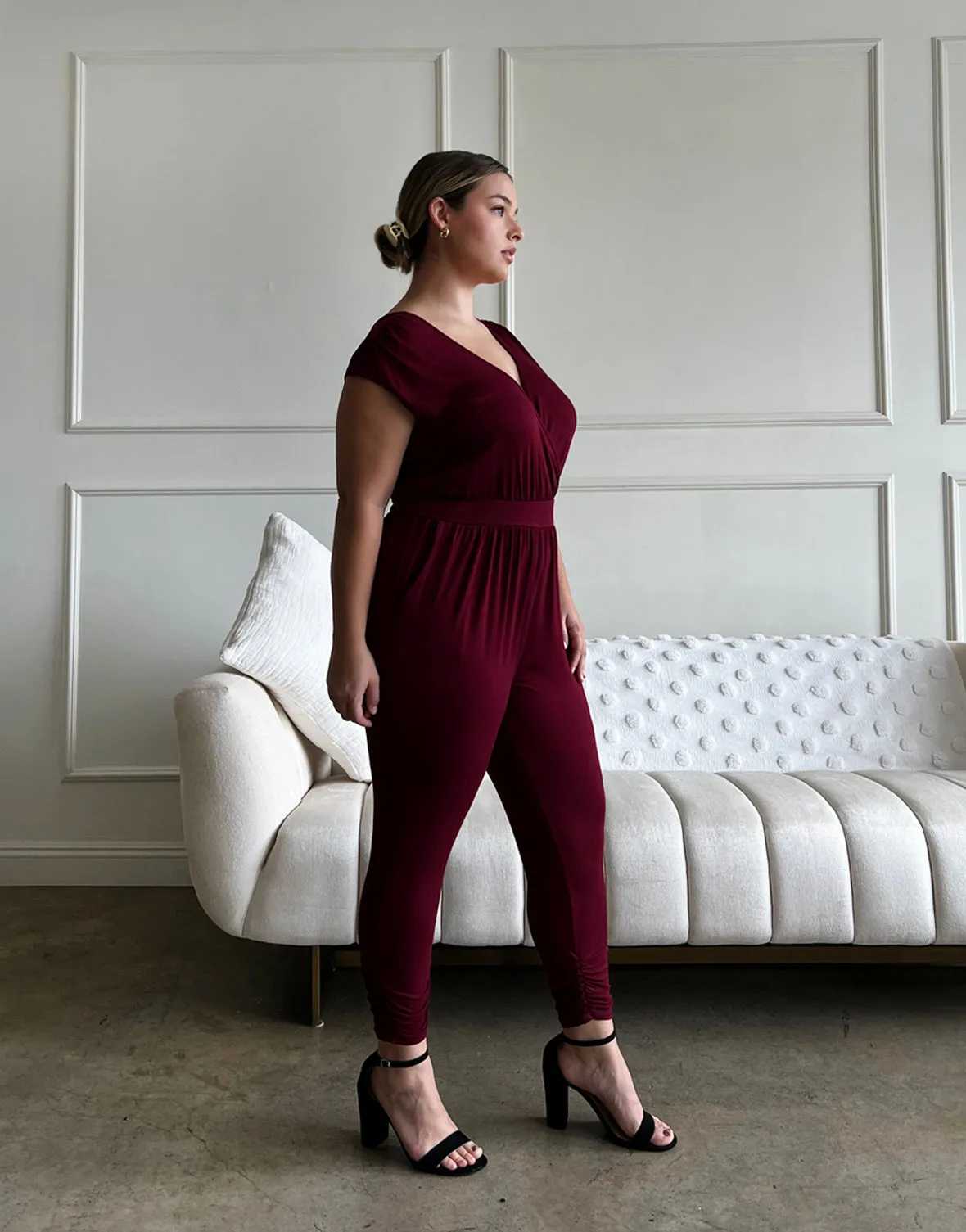 Plus Size Knit Sleeveless Jumpsuit sold by 2020 Ave product image thumbnail 5