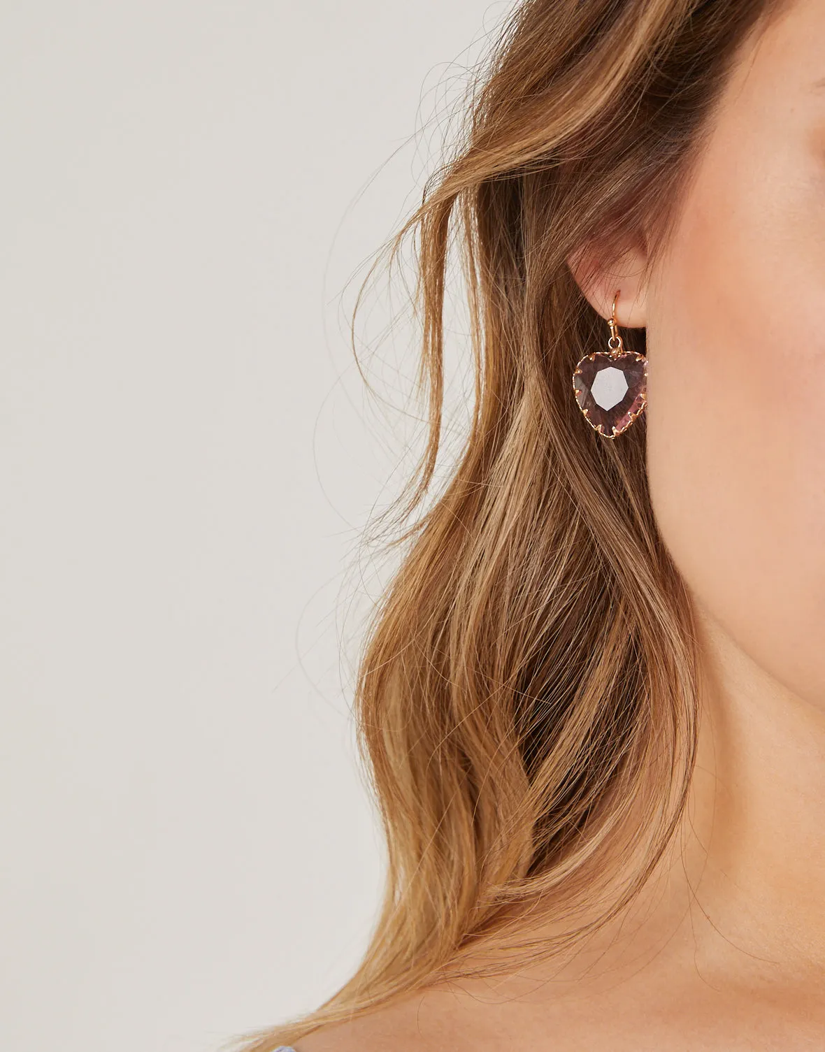 Heart Stone Earrings sold by 2020 Ave