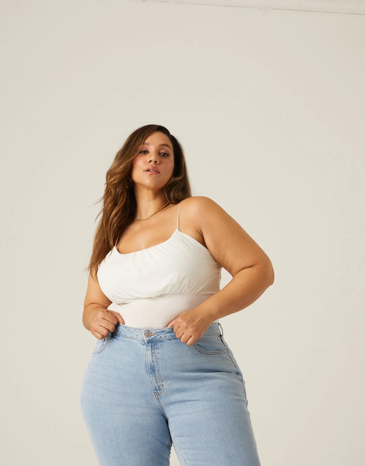 Plus Size Gathered Tank sold by 2020 Ave